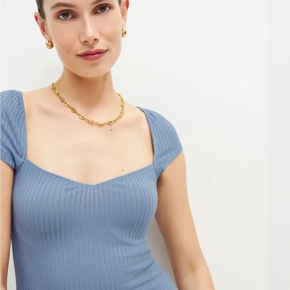 Reformation Percy Knit Dress NWOT - Picture 3 of 4